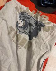 T-shirt tigre rouge et blanc 