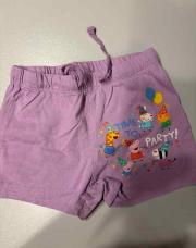 Short mauve Peppa pig 86/92