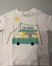T shirt blanc ice cream H&M 92