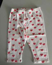 Legging blanc fraises Kiabi 86