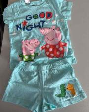 Pyjashort bleu Peppa pig 86/92 
