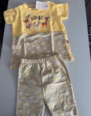 Ensemble short jaune neuf 86