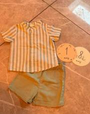 Ensemble short fin 18mois 