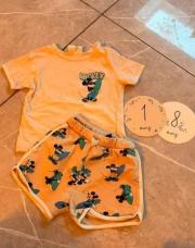 Ensemble short h&m Mickey 18mois 