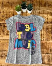 Tee-shirt feel the music 