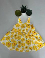Robe jaune d’été 