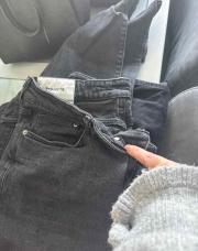 C: Jeans noir regular fit H&M