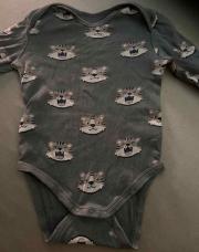 Body tigre vert 18 mois 