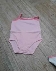 Body rose dentelle