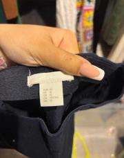 pantalon bleu marine taille 40 H&M