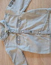 9 mois chemise grise 