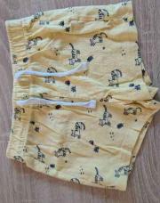 12mois short jaune