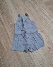Combishort jeans à pois okaidi 