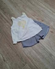 Ensemble okaidi short à ligne