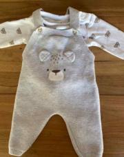 ÇA ensemble salopette 56 cm Neuf