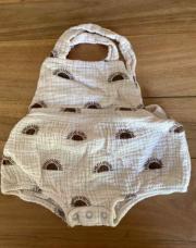Salopette soleil beige 1 mois 