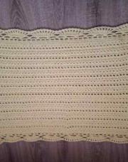 Couverture bébé jaune canari 