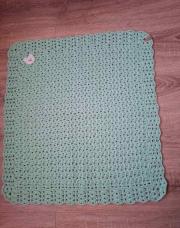 Couverture bébé verte