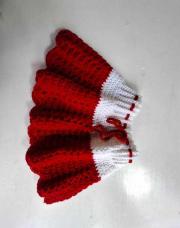 Jupe rouge et blanche 3 ans