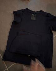 Pyjama bleu foncé 86cm hm