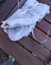 Lot 2 leggings avec chaussette
