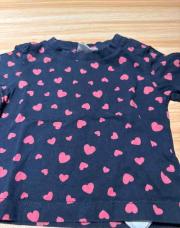 T shirt Cœur 6 mois