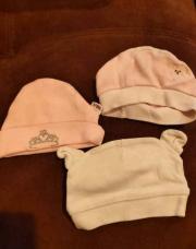 Lot 3 bonnets naissance