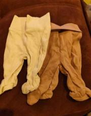 Lot 2 pantalons avec chaussettes prématuré
