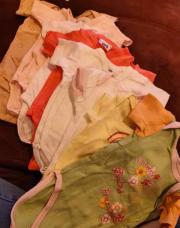 Lot 8 bodys manche courte naissance