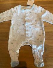 Pyjama ORC 1 mois lettres 