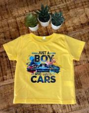 Tee-shirt jaune « cars »