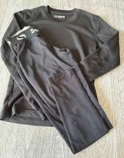 Ensemble thermique noir, taille 7 ans