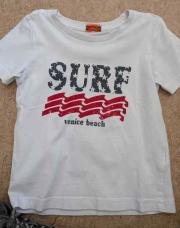 t-shirt blanc surf 