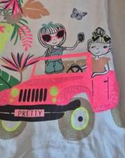 8 ans t-shirt blanc petites filles C&A