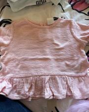 Blouse rose 74 cm 9 mois 