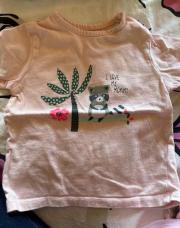 T-shirt rose 74 cm 