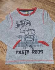 Tee-shirt 3ans robot gris