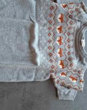 Pull hiver renard 