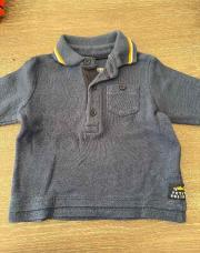 Polo bleu 3 mois 
