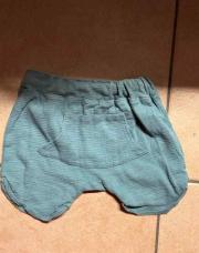 Short bleu garçon 12 mois