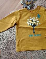 t-shirt ocre 