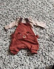Ensemble salopette ours 1M