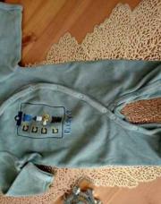 pyjama vert  pur basic 