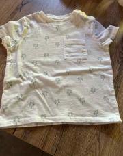 T shirt blanc palmier neuf 18 mois 