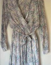 robe courte croisée (coupe portefeuille) de la marque Cerise Blue S