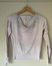 pull léger à col rond de la marque LolaLiza couleur rose pâle S