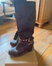 bottes hautes marron 38