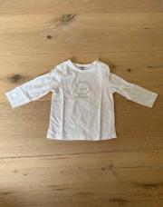 Manches longues blanc « soleil » Kiabi 12 mois