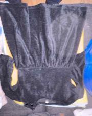 Robe velours noir 