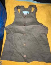 Robe en jeans vert